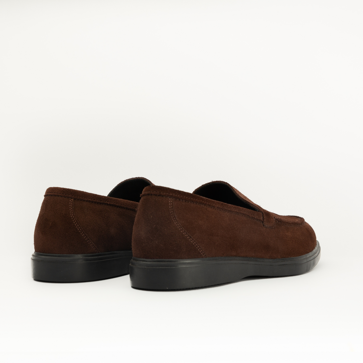Mocassins en daim marron