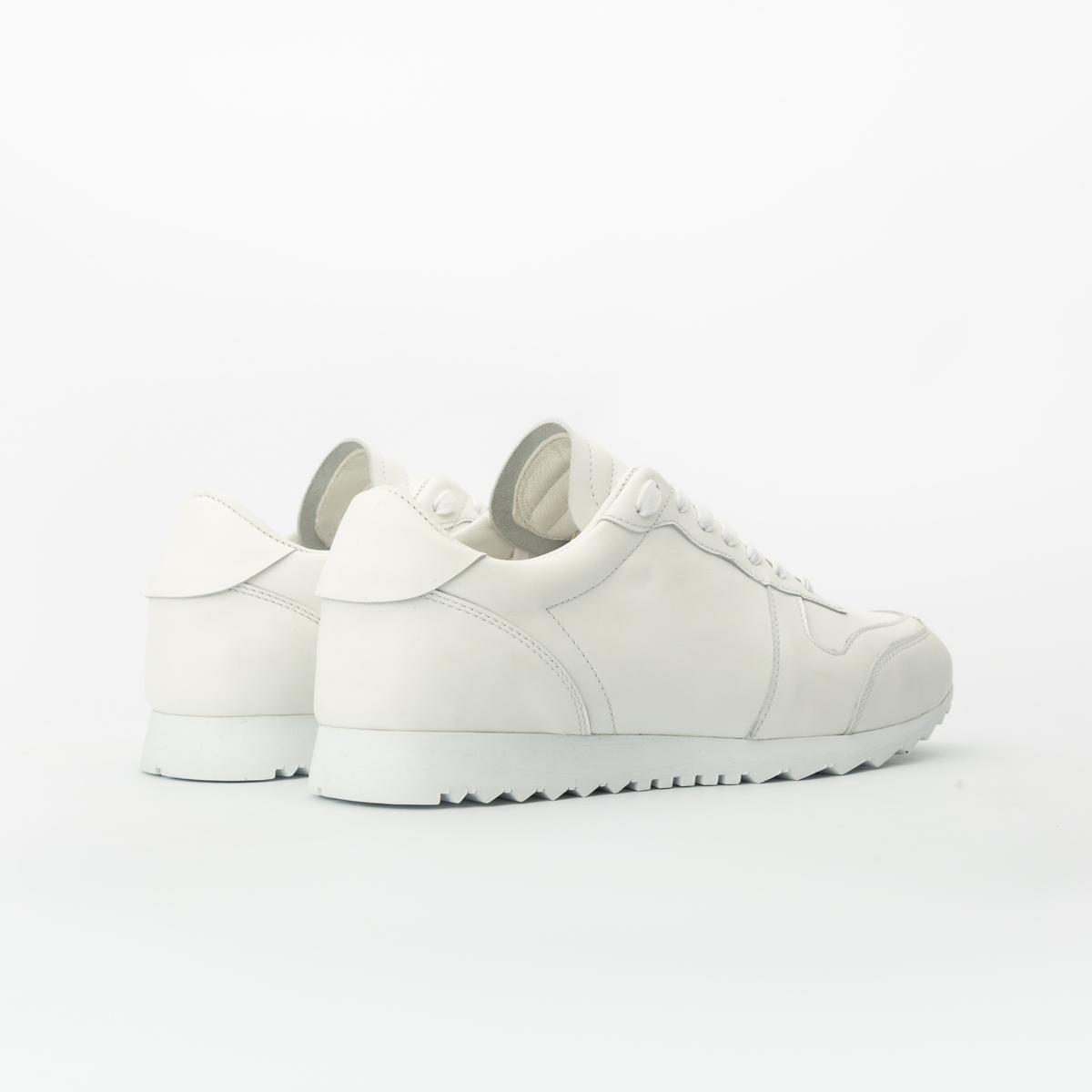 Sneakers RUNNER en cuir blanc Men & Panda