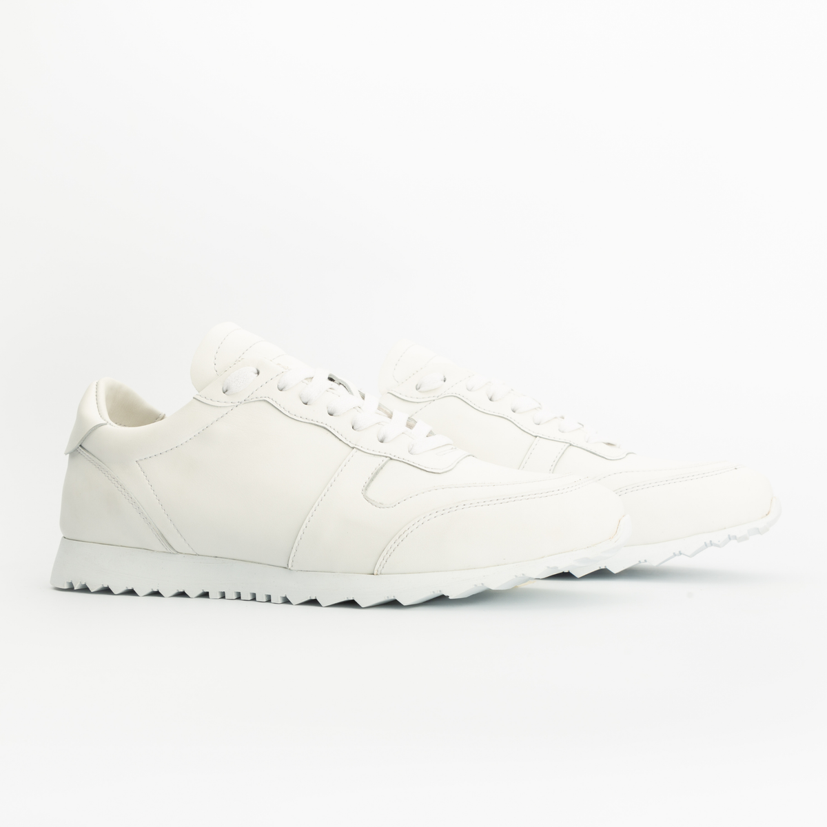 Sneakers RUNNER en cuir blanc Men & Panda