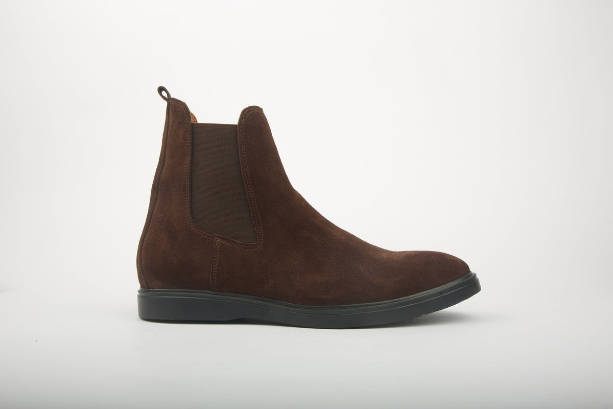 bottine Chelsea en daim marron Men & Panda