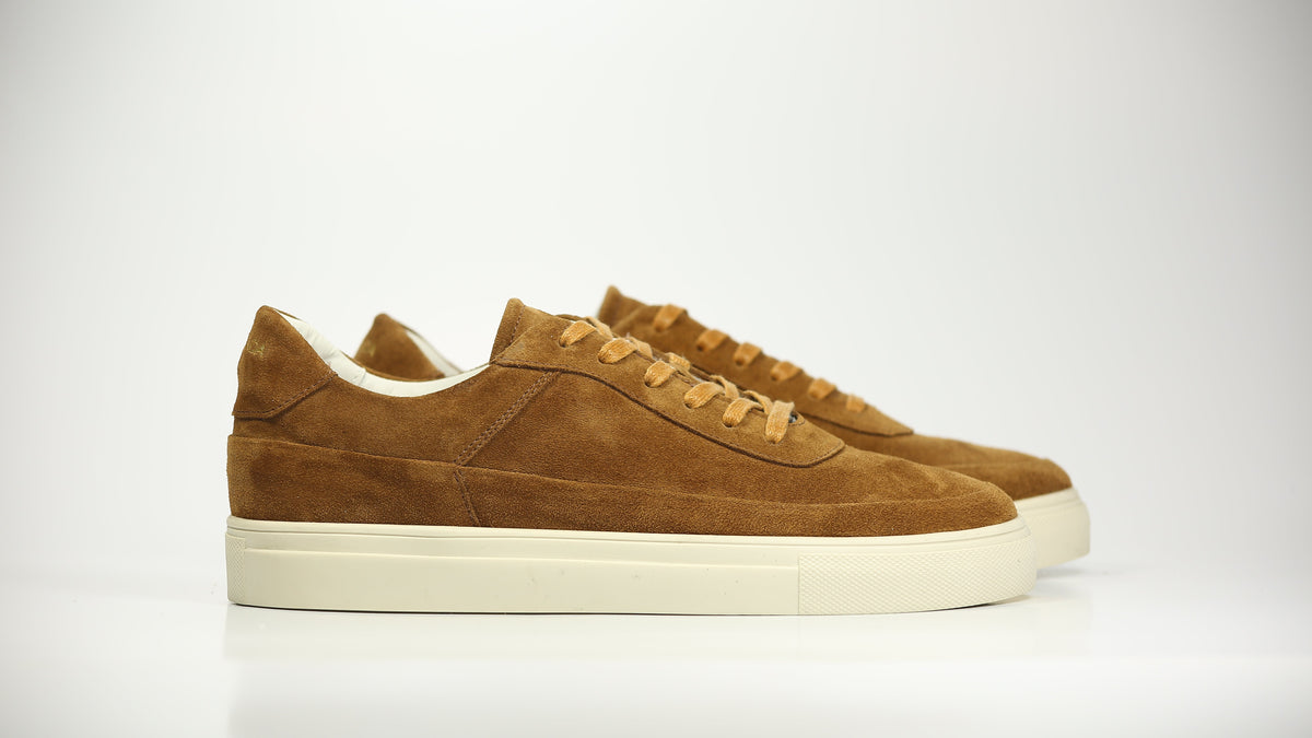 Sneakers SATURNE en daim cognac Men & Panda