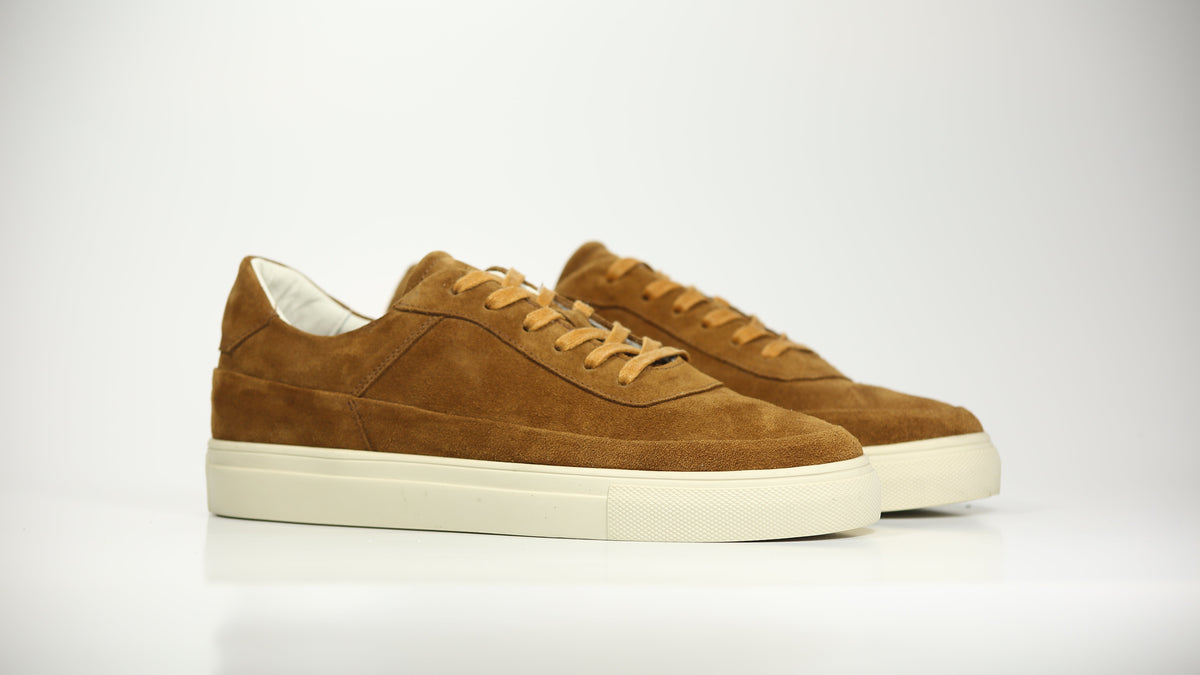 Sneakers SATURNE en daim cognac Men & Panda