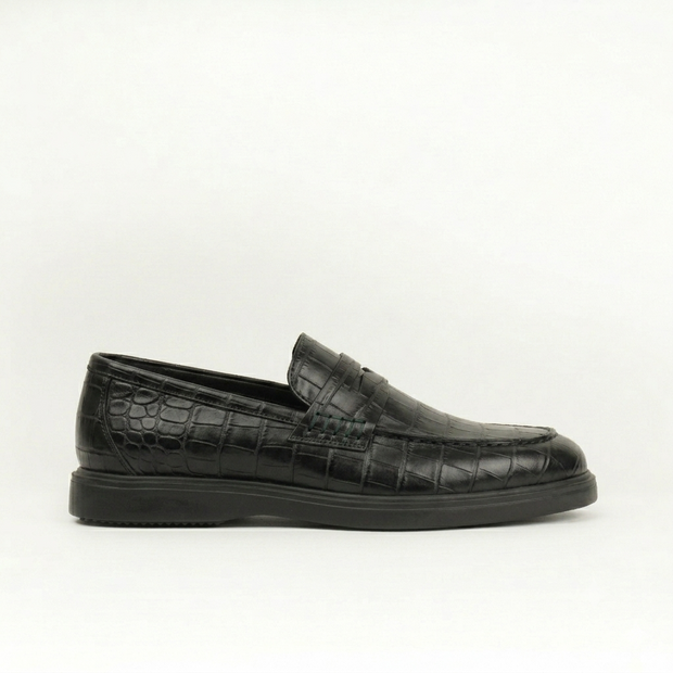 Mocassins en cuir croco Men & Panda