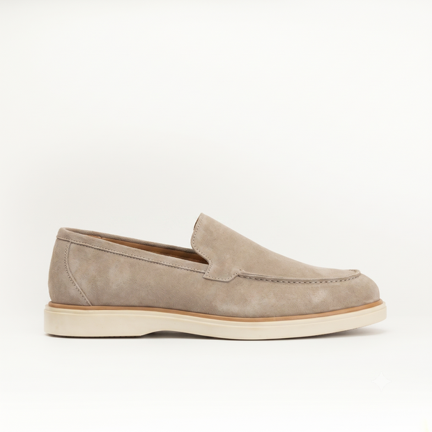Mocassins en daim greige Men & Panda
