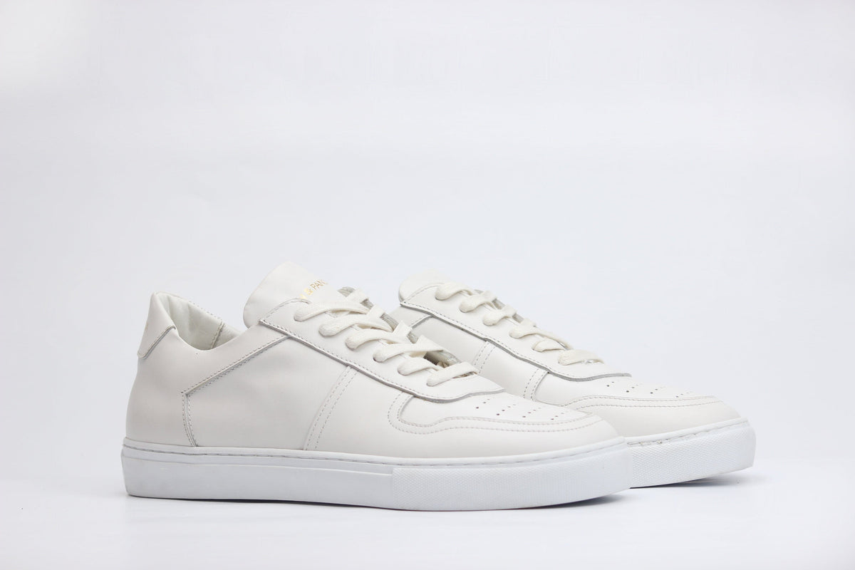 Sneakers BASE cuir blanc Men & Panda