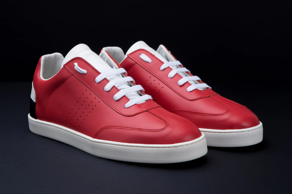 Sneakers BLAKE en cuir rouge Men & Panda