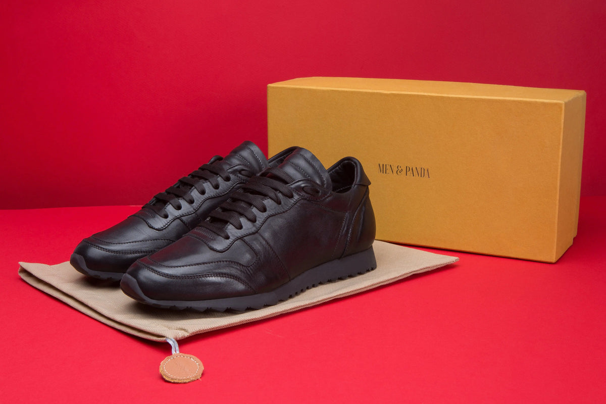 Sneakers RUNNER en cuir men and panda
