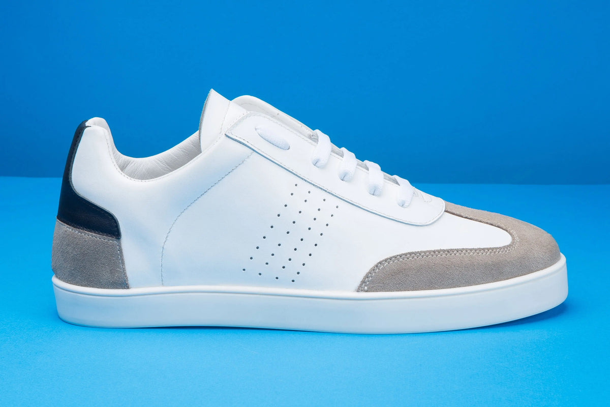 Sneakers BLAKE en cuir blanc Men & Panda