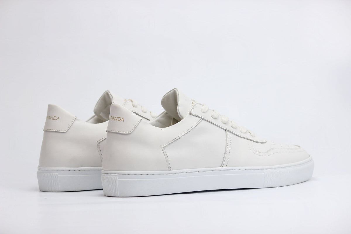 Sneakers BASE cuir blanc Men & Panda