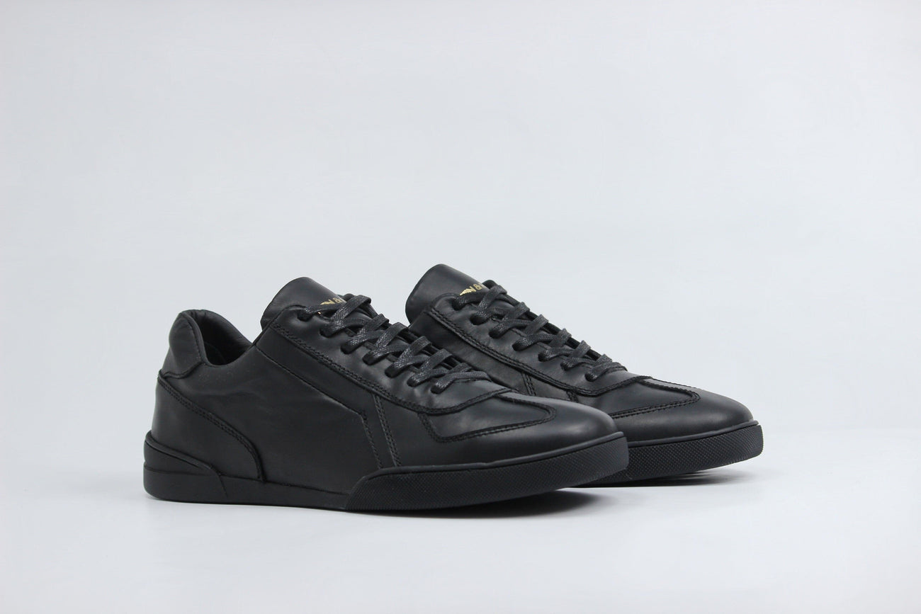 Sneakers RETRO en cuir noir Men & Panda